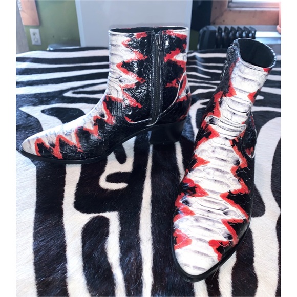 SNAKESKIN PALO ALTO BOOTIES BY MODERN VICE 🐍 - Picture 3 of 4